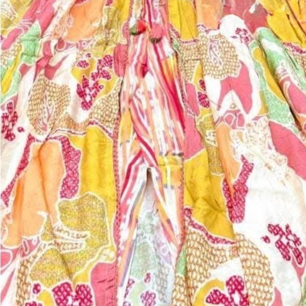 Floral Multicolor Kurta Bottom Set - Picture 4 of 4